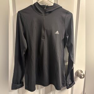 Adidas Black Long Sleeve Pullover Hoody.